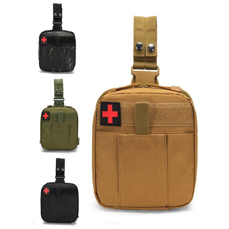 Outdoor Hunting Kit - Tas Pouch MOLLE untuk Paha, Tas