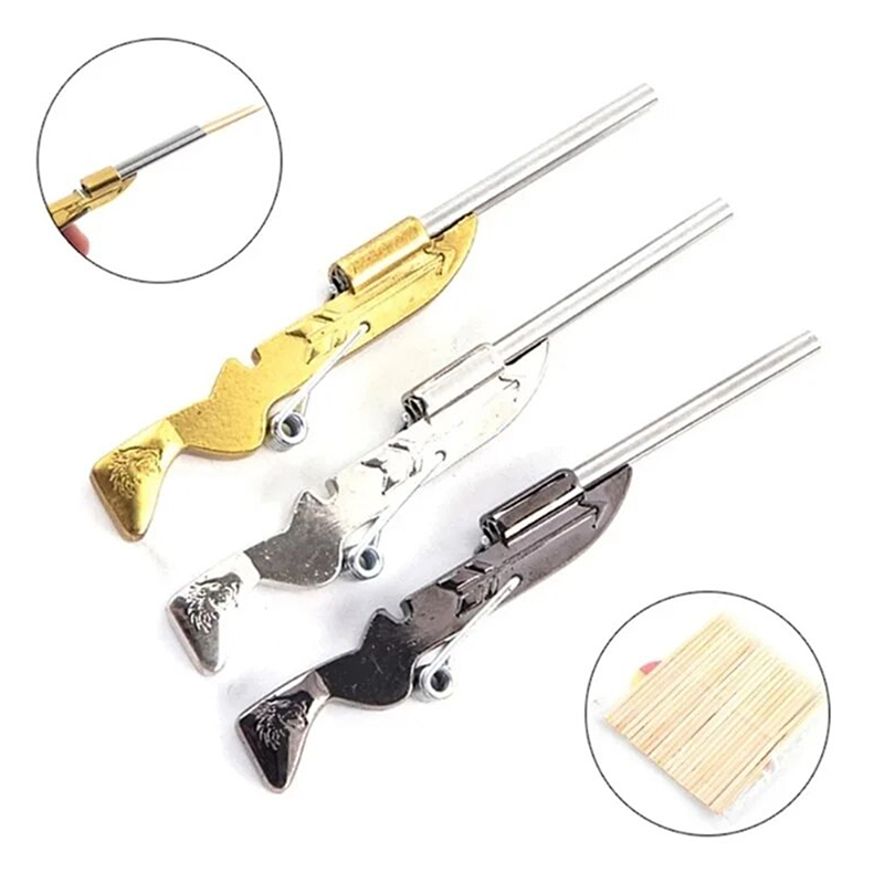 Outdoor Hunting Gifts - Pistol tusuk gigi Mini mainan tembak