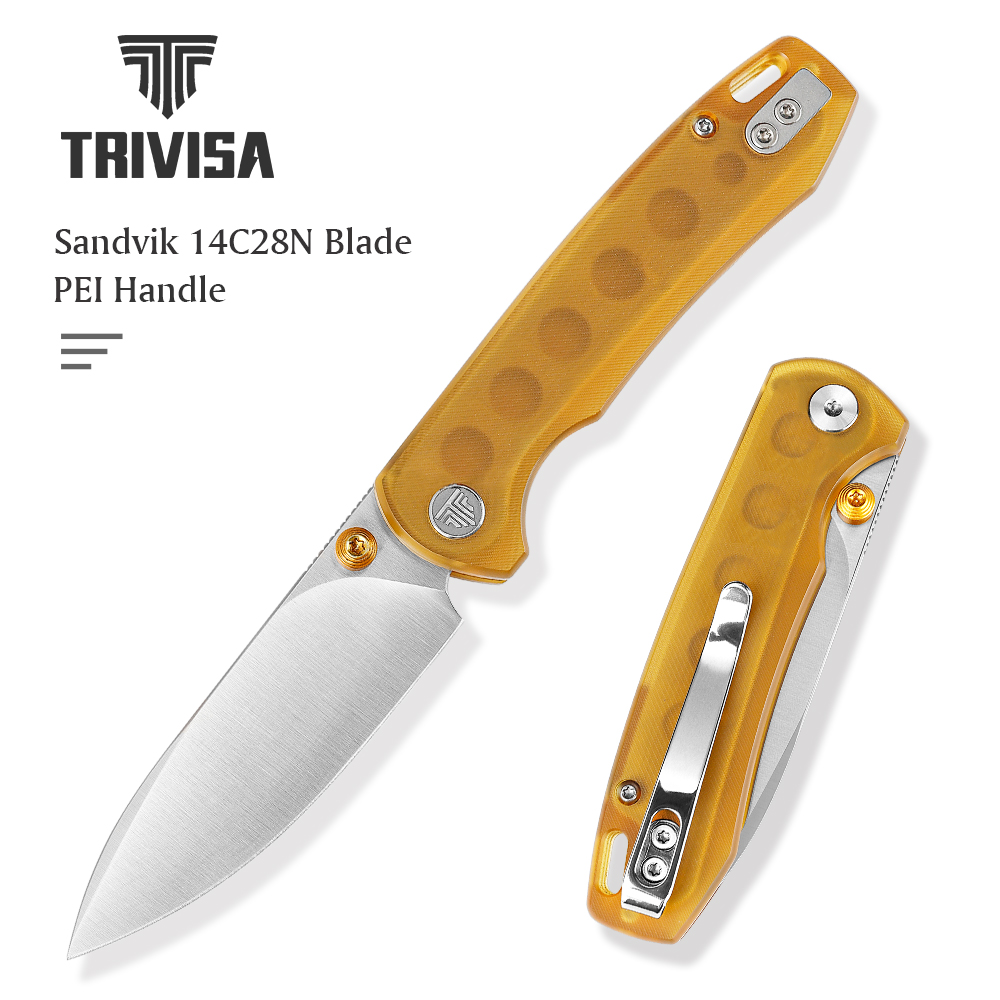 Outdoor Hunting Gifts - Pisau Saku TRIVISA Dragonfly untuk Pria,