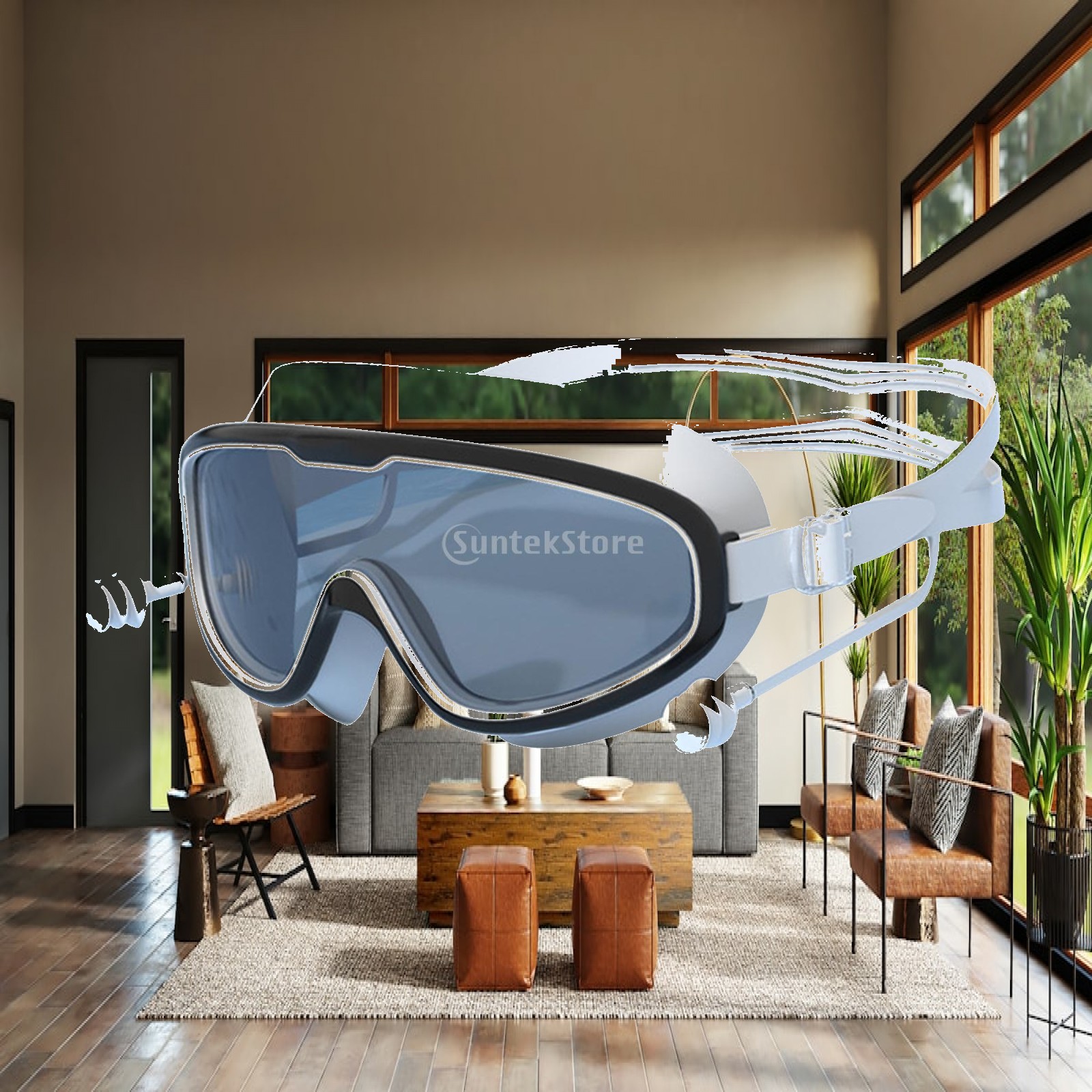 Outdoor Hunting Gear Store - Kacamata Renang Diving dengan Tali Pengatur,