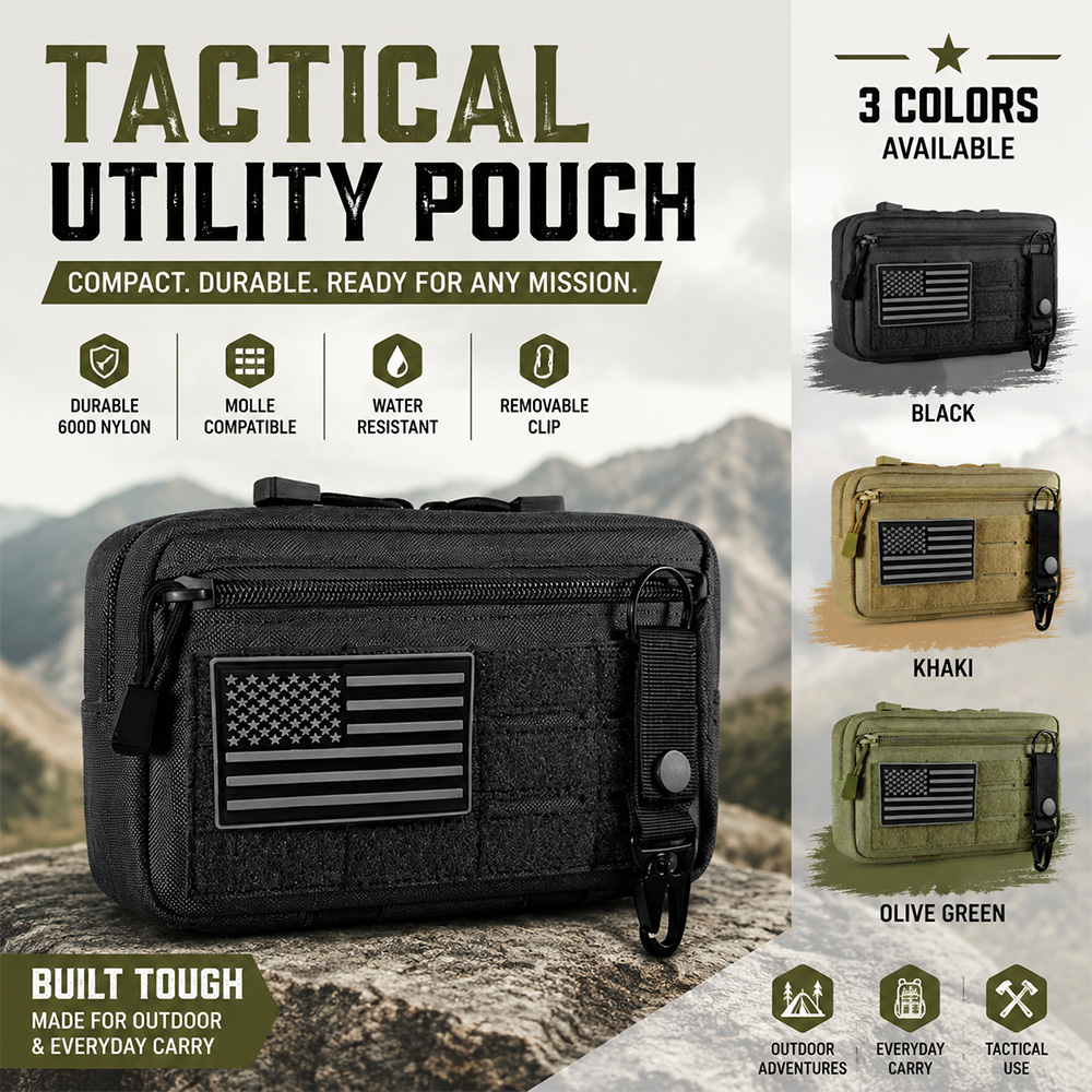 Outdoor Hunting Kit - Kantong Taktis Molle EDC untuk Pertolongan