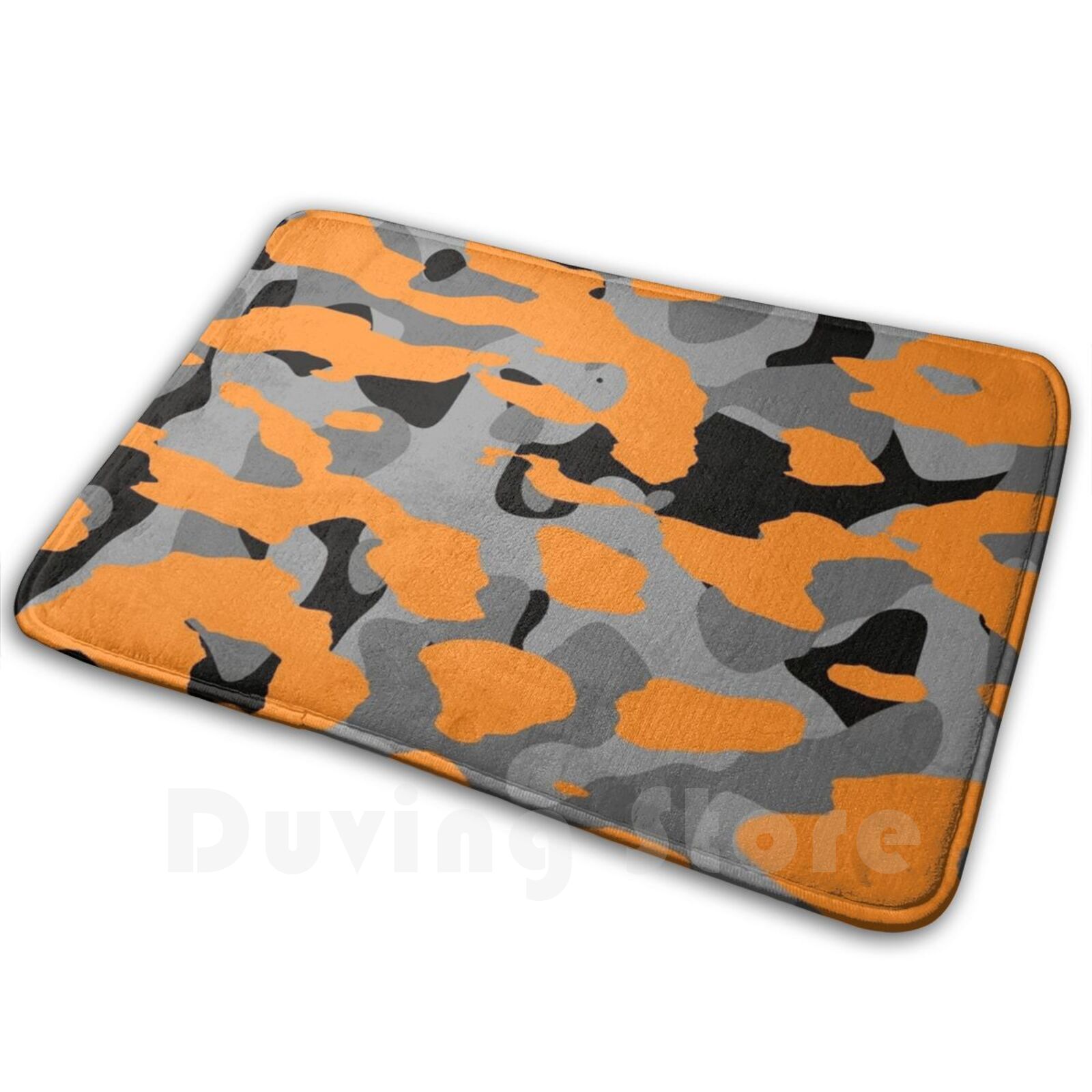 Hunting Outdoor Rug - Karpet Tikar Camo Oranye Anti-Selip untuk