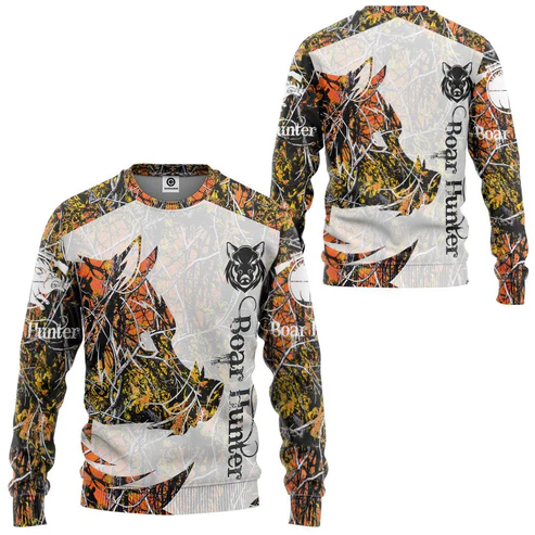Wildman Hunting & Outdoor Polokwane - Kaos Pria Motif Kamuflase Berburu Babi
