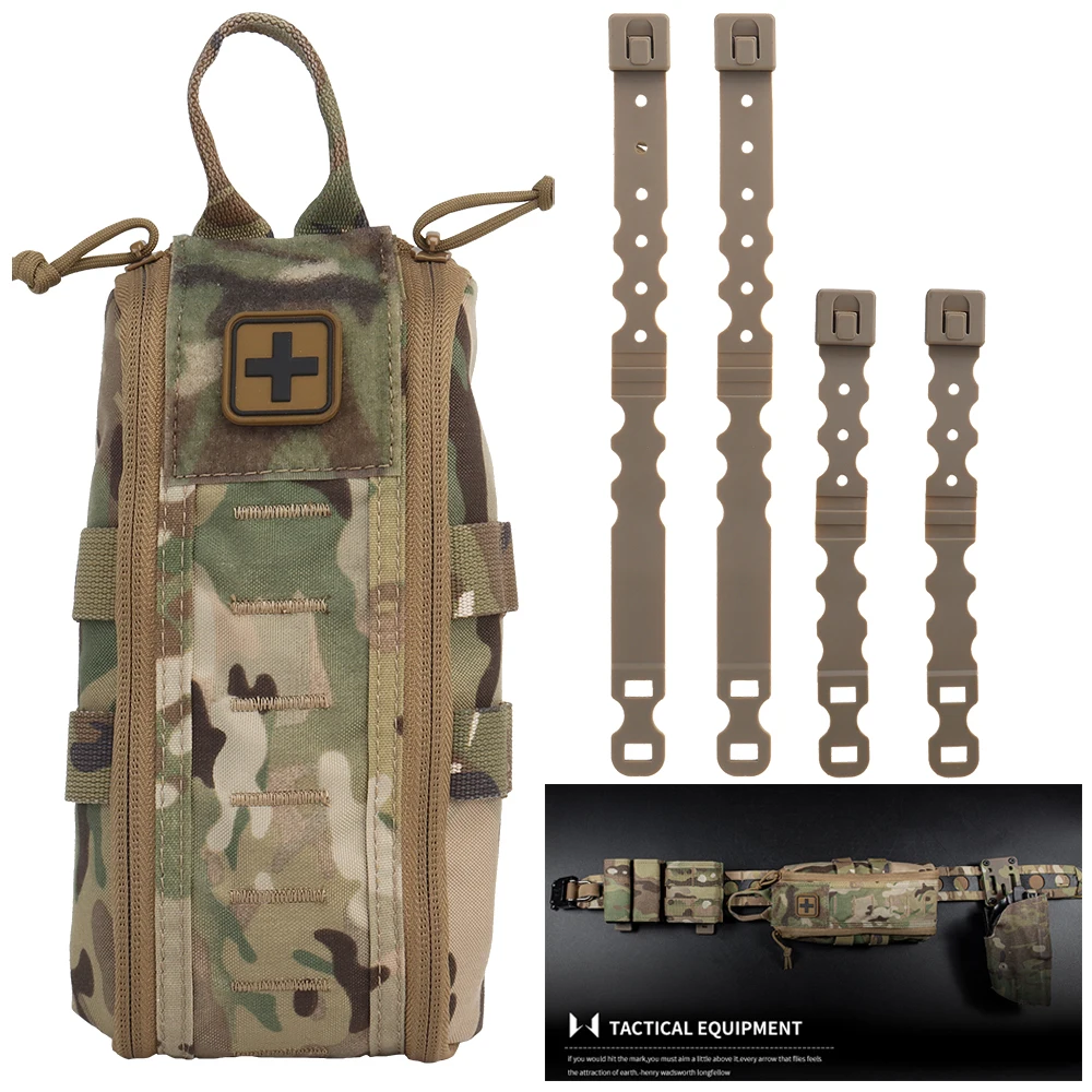 Outdoor Hunting Kit - Kit pertolongan pertama berkemah tas sabuk