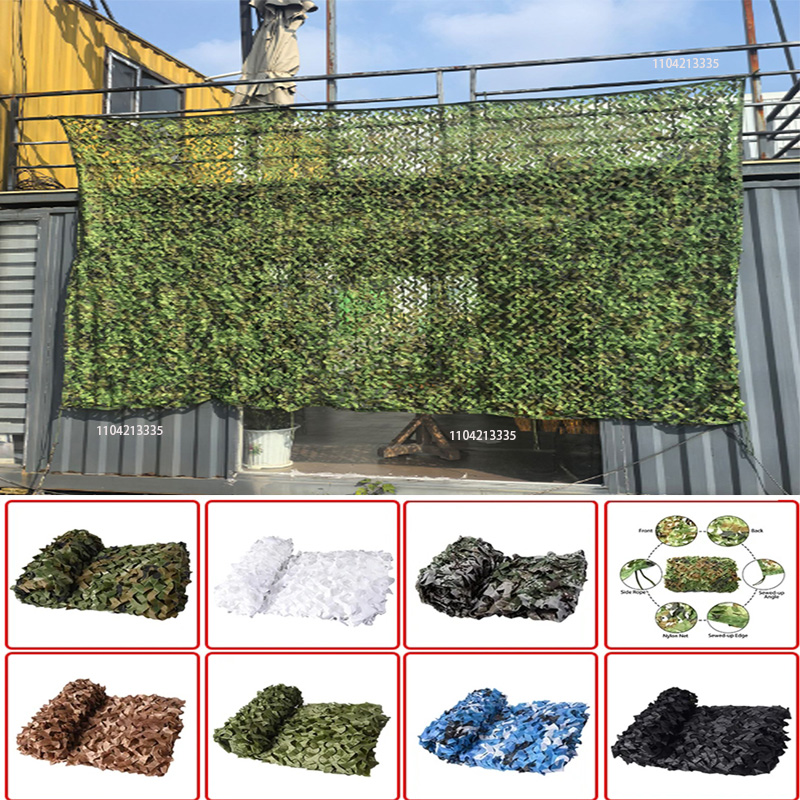 Outdoor Hunting Tent - Jaring Kamuflase Lapis Ganda untuk Berburu,