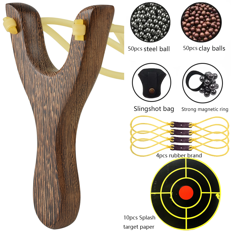 Outdoor Hunting Products - Katapel kayu tradisional, mainan tembak luar