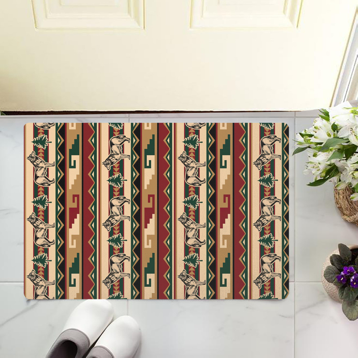 Keset Flanel Antik Royal Hunti - Hunting Outdoor Rug ulasan dan harga