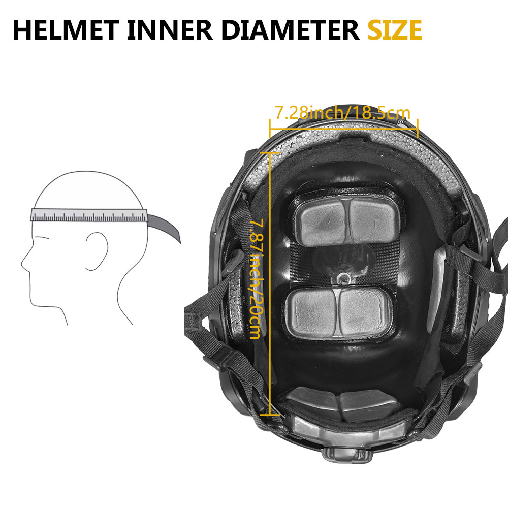 BOOIU Set Helm Airsoft Taktis  - Outdoor Hunting Kit ulasan dan harga