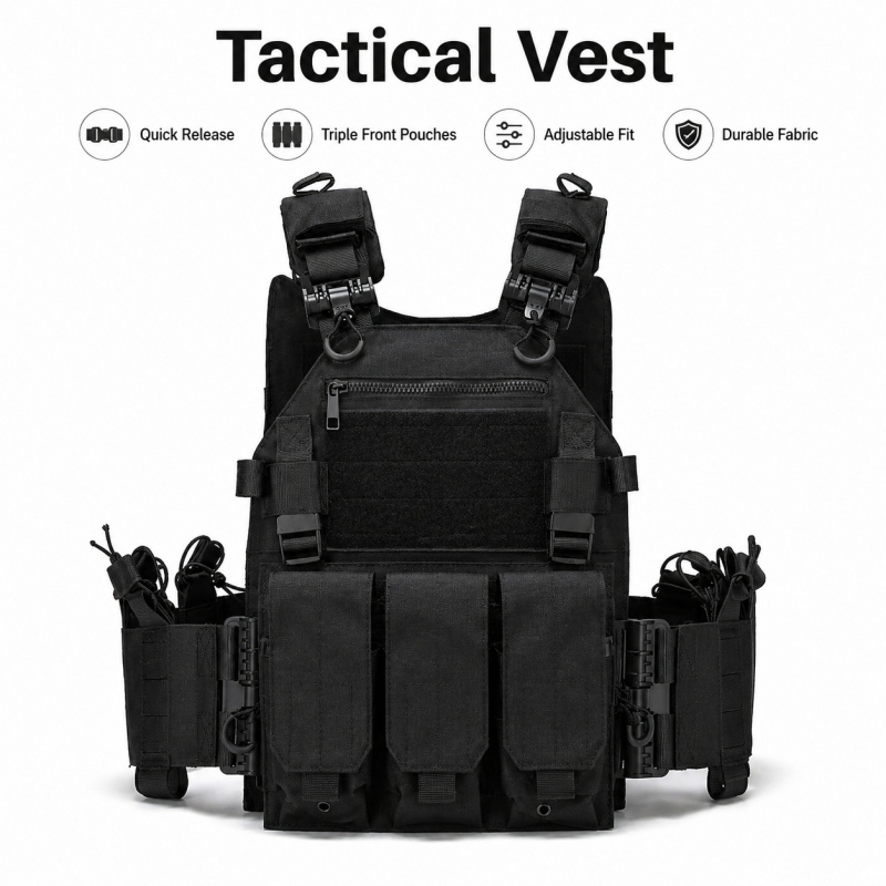Rompi Taktis Polyester dengan  - Outdoor Hunting Magazines ulasan dan harga