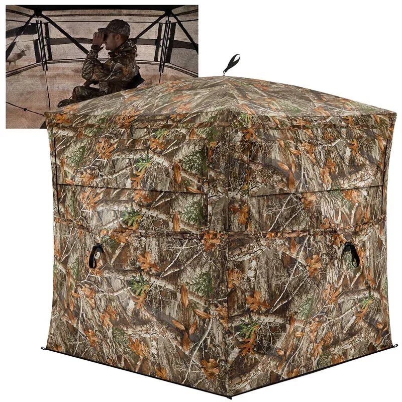 Tenda Kamuflase untuk Berkemah - Outdoor Hunting Tent ulasan dan harga