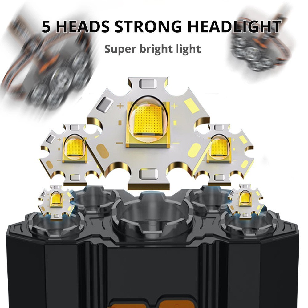 Lampu Kepala LED Terang Untuk  - Headlamp Tactical Bright ulasan dan harga