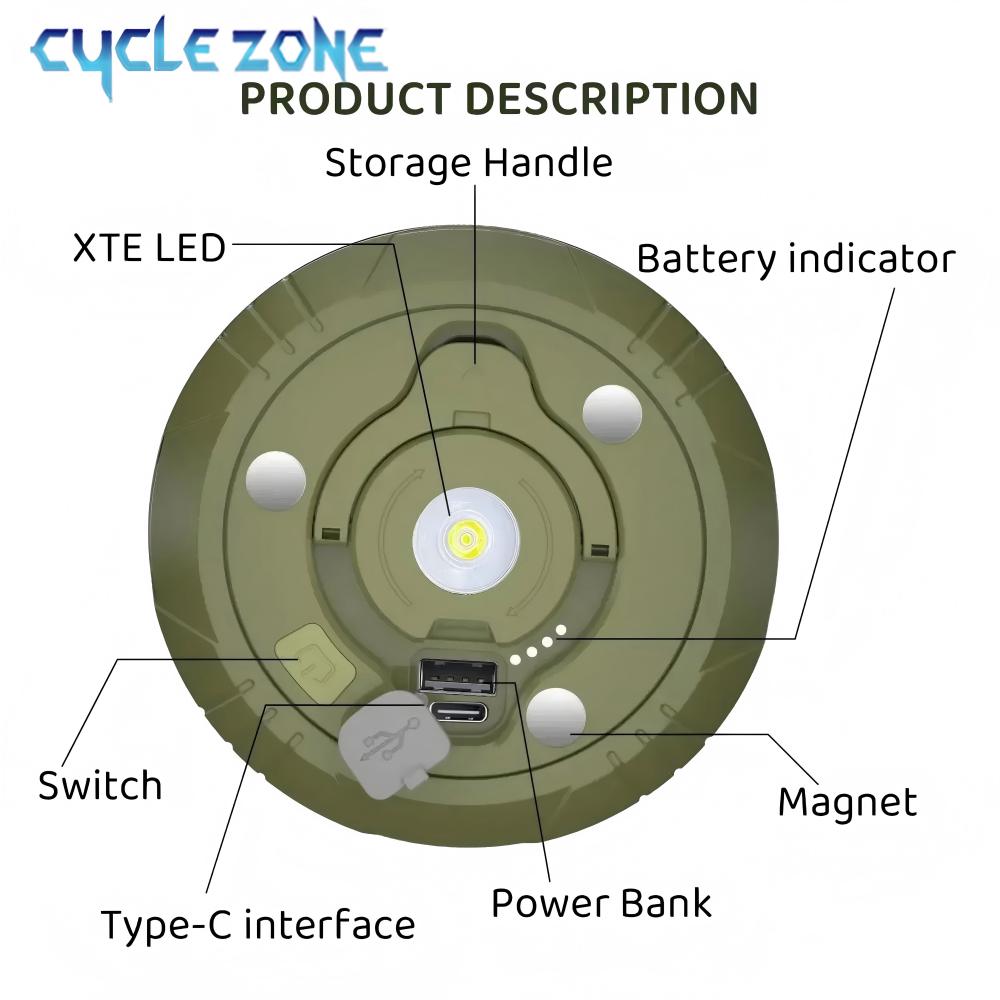 Lampu Kemah LED dengan Lampu G - Outdoor Hunting Tent ulasan dan harga