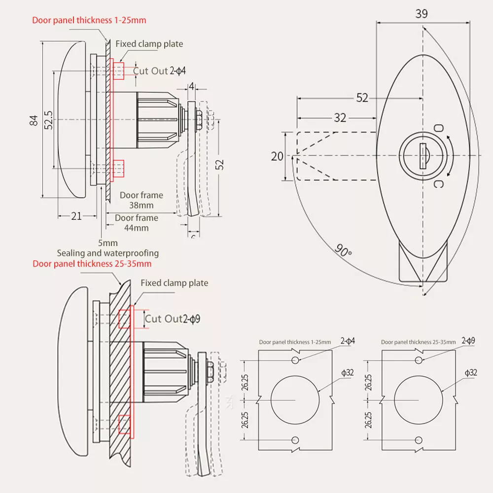 Kunci T-Handle Karavan dengan  - G&T Hunting & Outdoor Gun Shop Skegness ulasan dan harga
