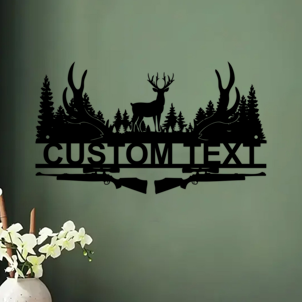 Tanda logam kabin rusa kustom, - Outdoor Hunting Gifts ulasan dan harga