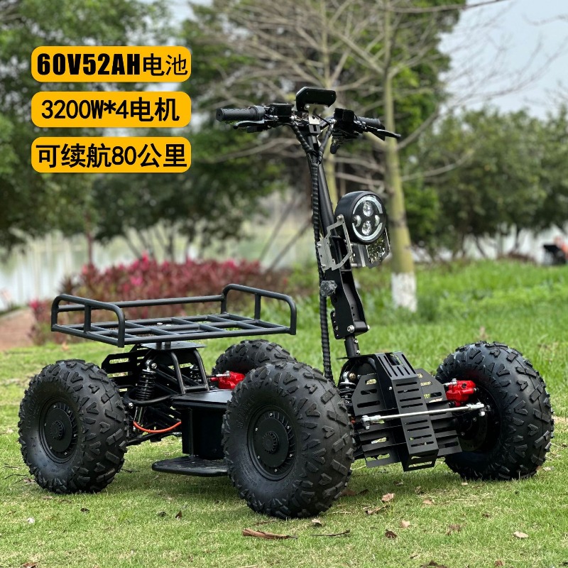 Kendaraan listrik 4WD penggera - Outdoor Hunting Vehicle ulasan dan harga