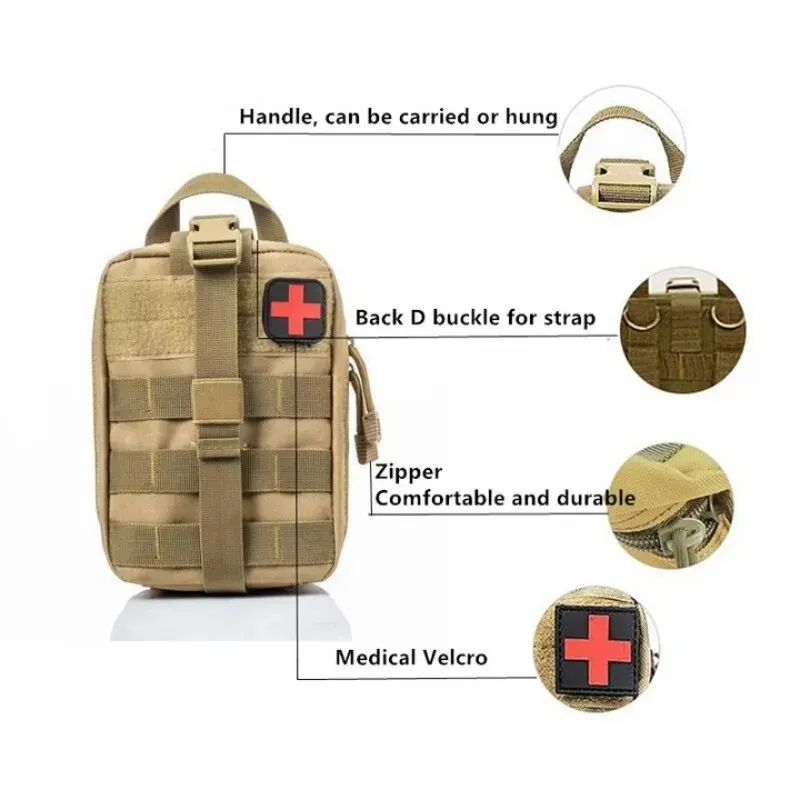 Kit Pertolongan Pertama Taktis - Outdoor Hunting Kit ulasan dan harga