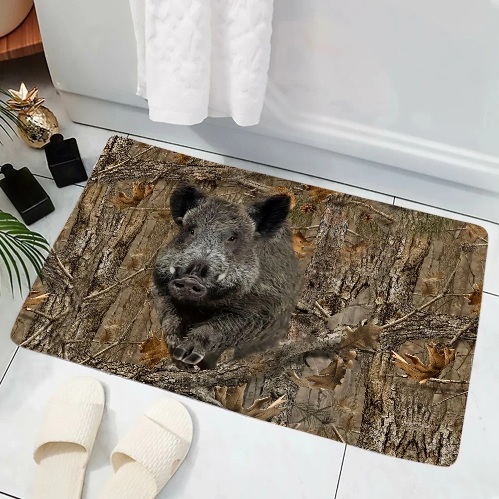 Keset Pintu Motif Babi Hutan K - Hunting Outdoor Rug ulasan dan harga