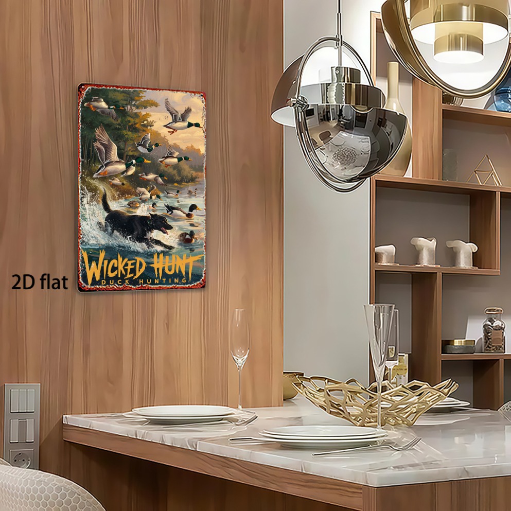 Seni Dinding Logam 2D Vintage  - Wildman Hunting & Outdoor Polokwane ulasan dan harga