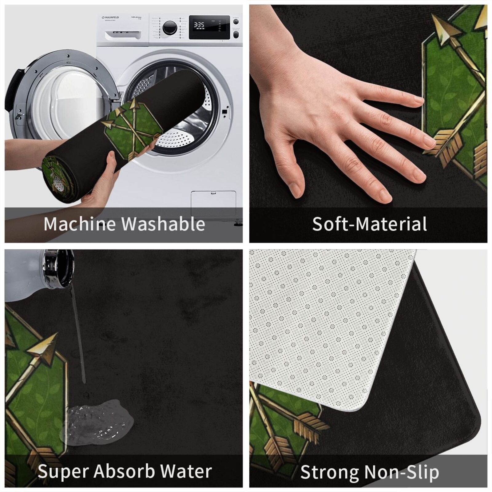 Gwent-Scoia'tael Logo Faksi Ka - Hunting Outdoor Rug ulasan dan harga