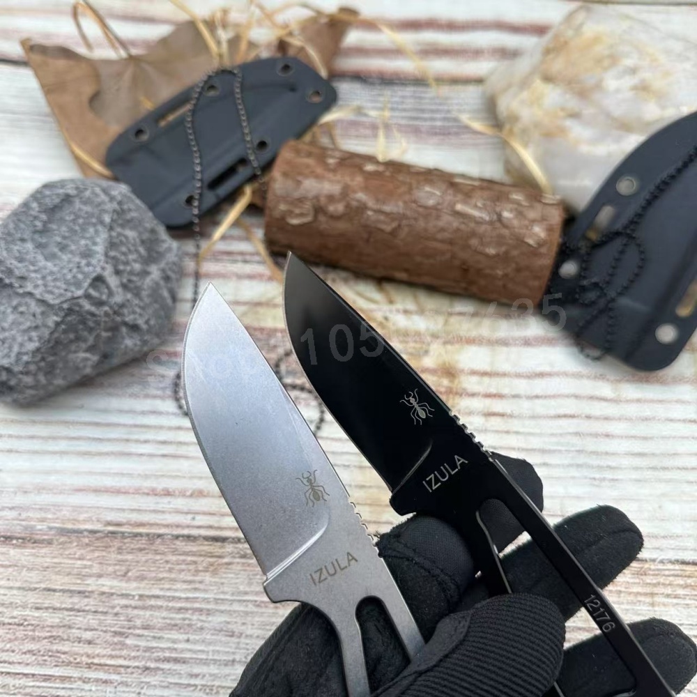 IZULA Pisau Lurus Kekuatan Tin - Outdoor Hunting Gifts ulasan dan harga