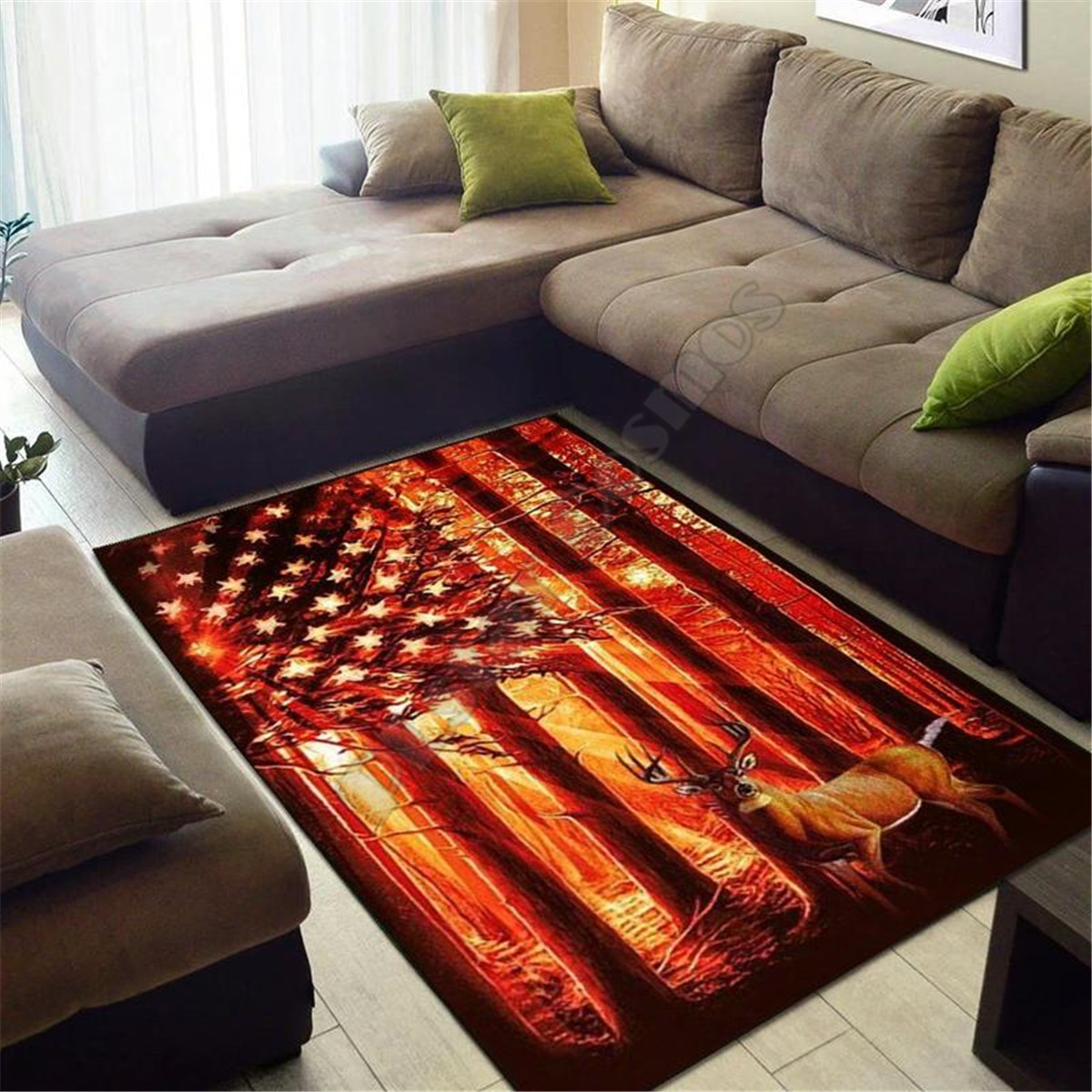 Karpet Area Berburu Rusa Karpe - Hunting Outdoor Rug ulasan dan harga